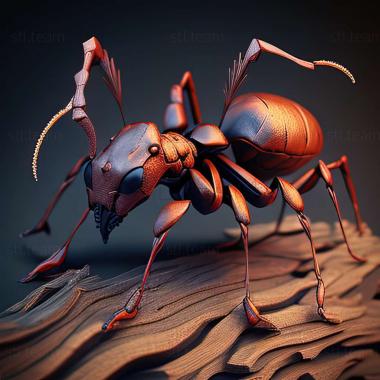 3D модель Polyrhachis bosi (STL)